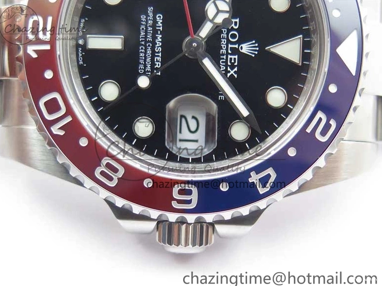 (Correct BP 1:1 Best Black GMT-Master Maker BLRO Hand A3285 Bracelet Dial 904L Stack) 904L 126710 II On Edition Oyster 0103